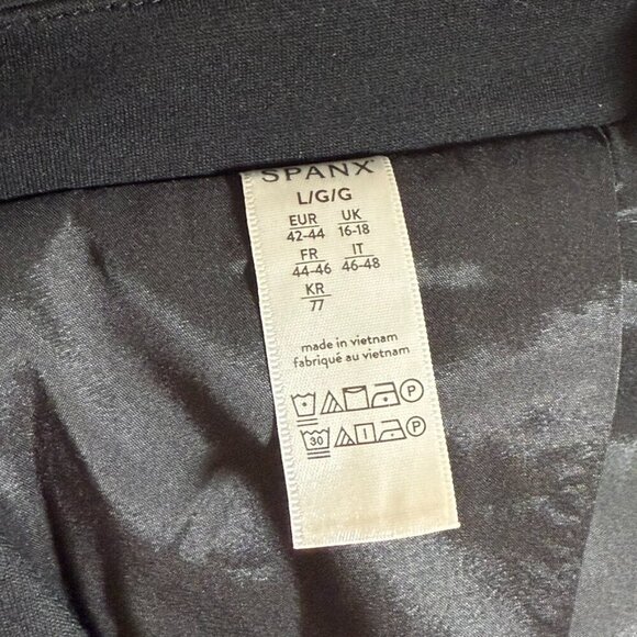 Spanx‎ Womens Perfect Collarless Blazer Jacket One Button Large Office Black NWT - Picture 7 of 12